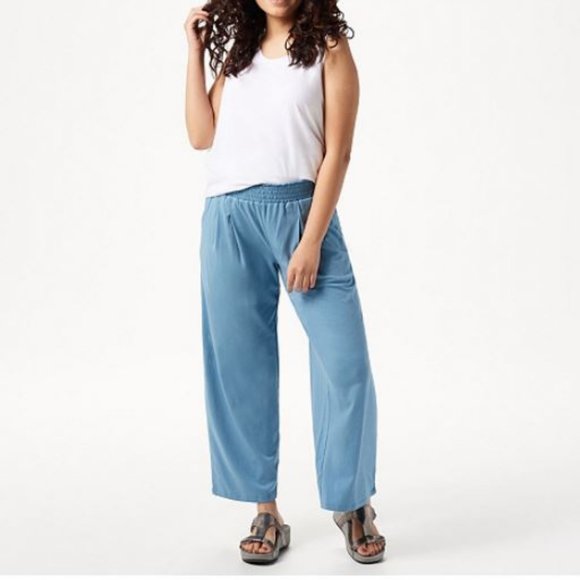 AnyBody Cozy Knit Wide-Leg Pants  1790 - Picture 3 of 4